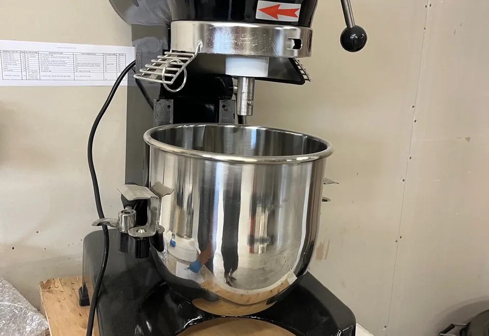 Laboratory mixer used to develop mortar and screed formulations at UKCP
