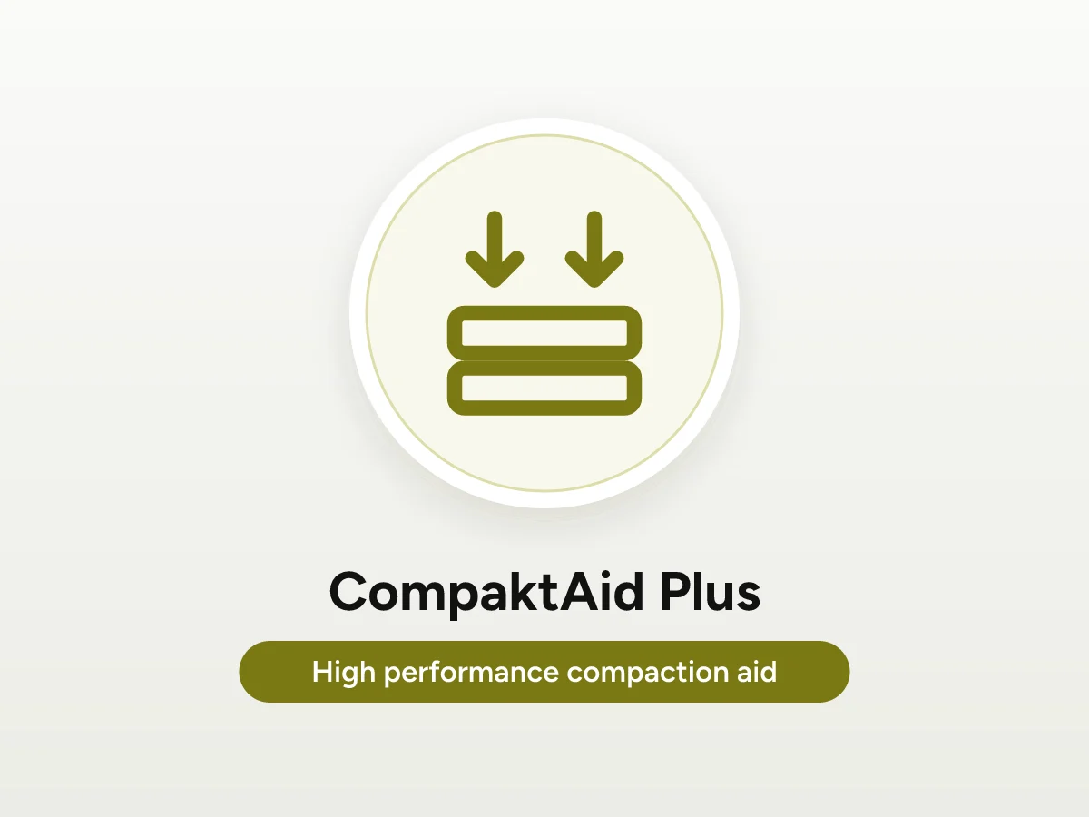 Compressed blocks icon representing CompaktAid Plus compaction aid