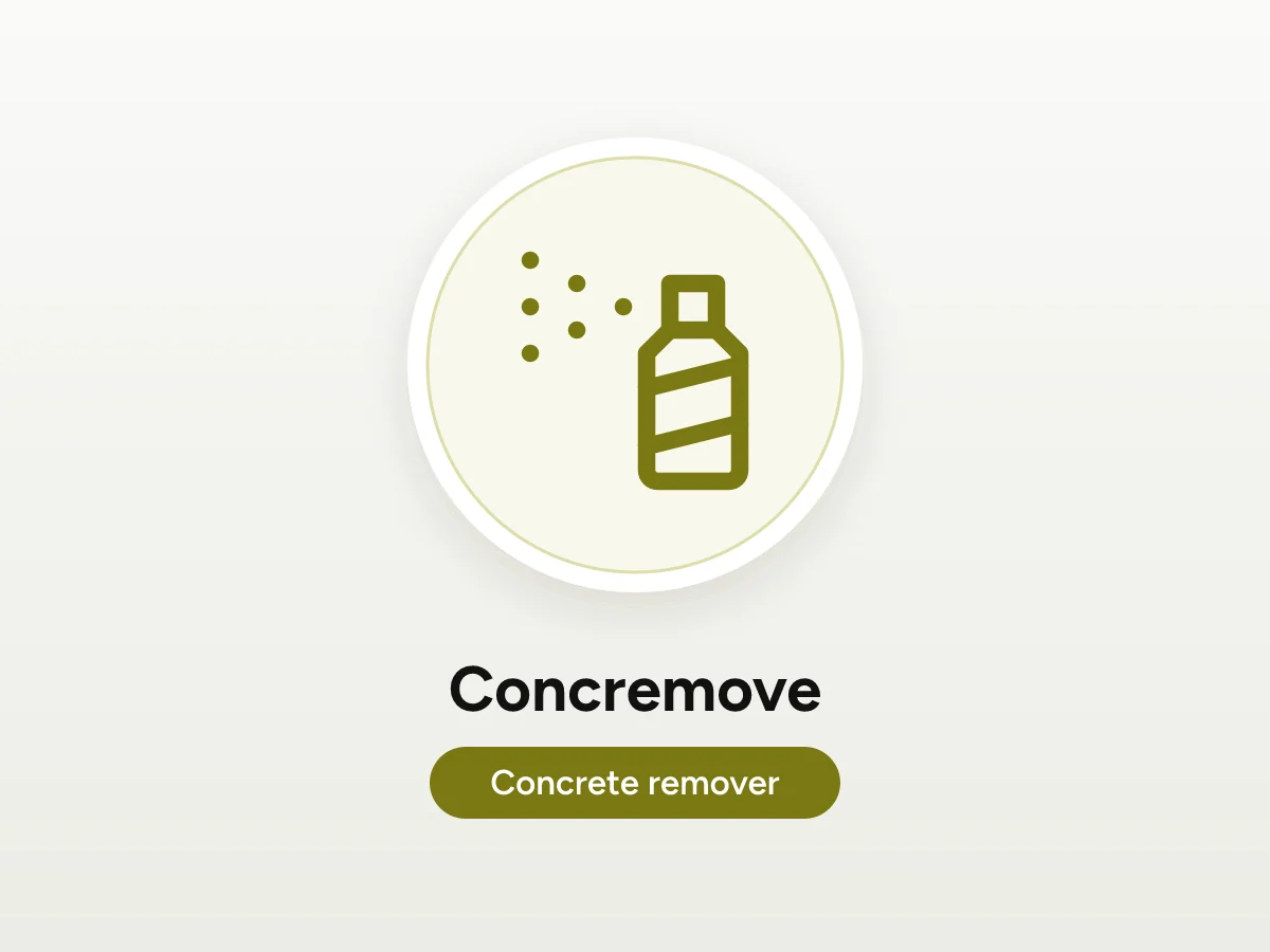 Spray icon representing Concremove concrete remover