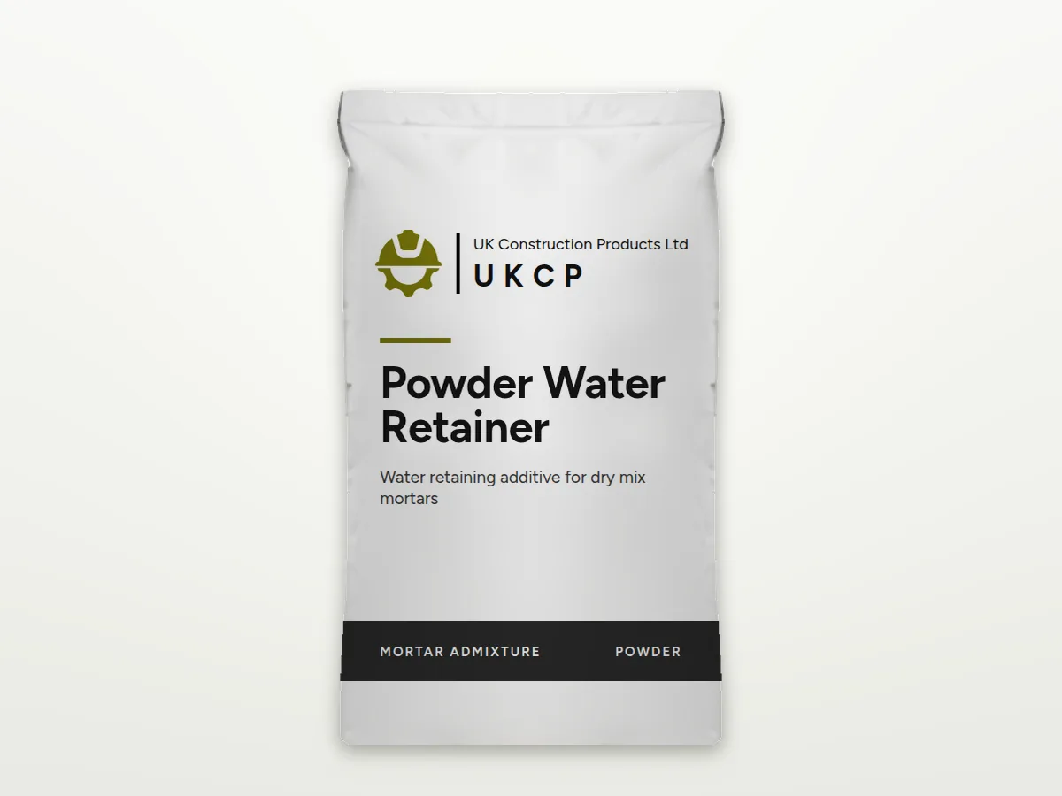 Powder Water Retainer additive for dry mix mortars from UK Construction Products